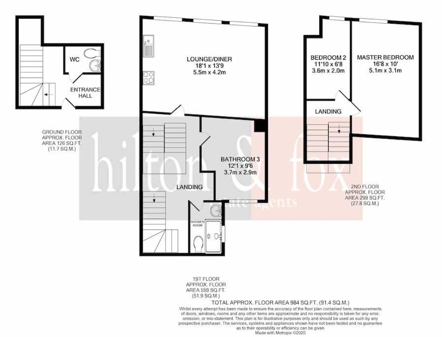Апартаменты 3Br Duplex Penthouse Harrow Centre Экстерьер фото